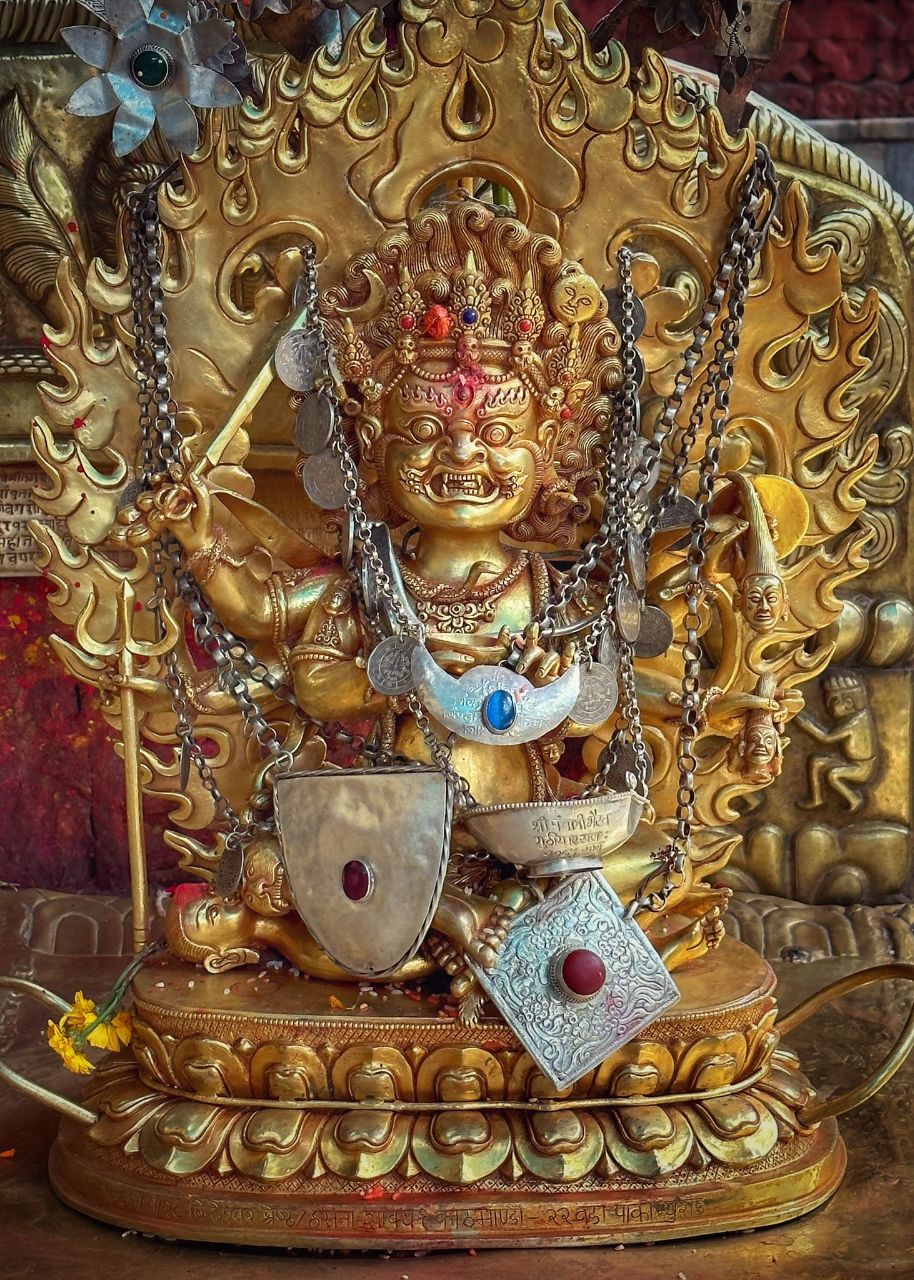 The shrine of Pachali Bhairava at Teku, Kathmandu